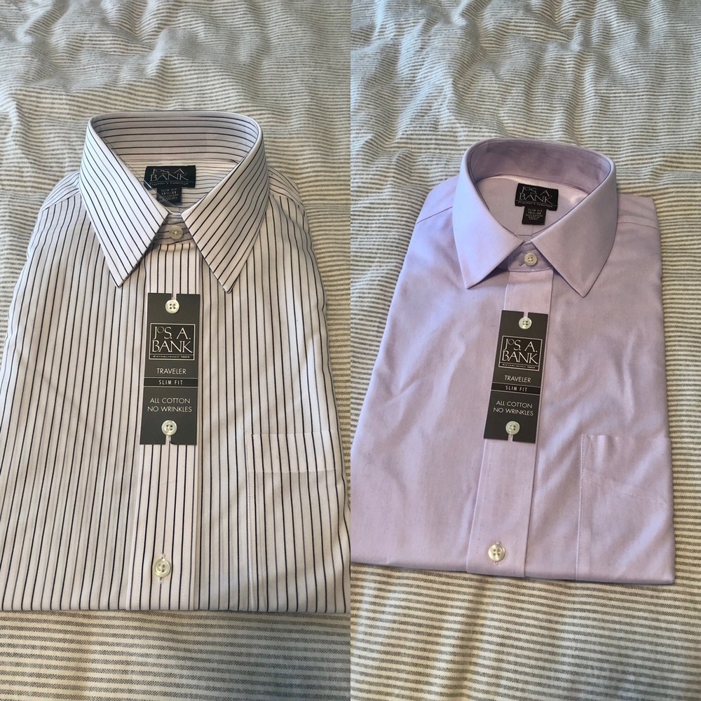 NWT Jos A Bank dress shirt bundle